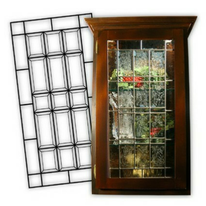 Our Leaded Glass Inserts are real leaded glass not an imitation Our Leaded Glass Inserts are real leaded glass not an imitation