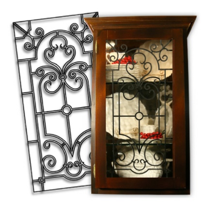 A great solution for kitchen cabinets, REAL Leaded Glass NOT an imitation A great solution for kitchen cabinets, REAL Leaded Glass NOT an imitation