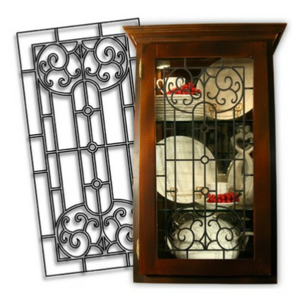 A great solution for kitchen cabinets, REAL Leaded Glass NOT an imitation A great solution for kitchen cabinets, REAL Leaded Glass NOT an imitation