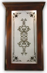Discontinted Etched Cabinet Glass Inserts Discontinted Etched Cabinet Glass Inserts