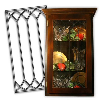 A great solution for kitchen cabinets, REAL Leaded Glass NOT an imitation A great solution for kitchen cabinets, REAL Leaded Glass NOT an imitation
