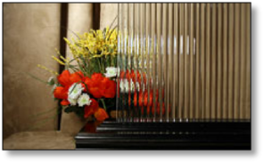 Cabinet Decorative Reeded Glass #HA-800