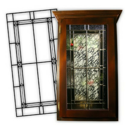 Our Leaded Glass Inserts are real leaded glass not an imitation Our Leaded Glass Inserts are real leaded glass not an imitation