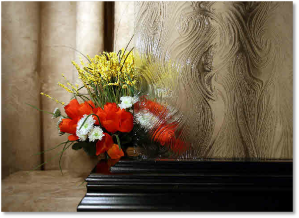 Enlarged view of Taffeta Glass cut to your size